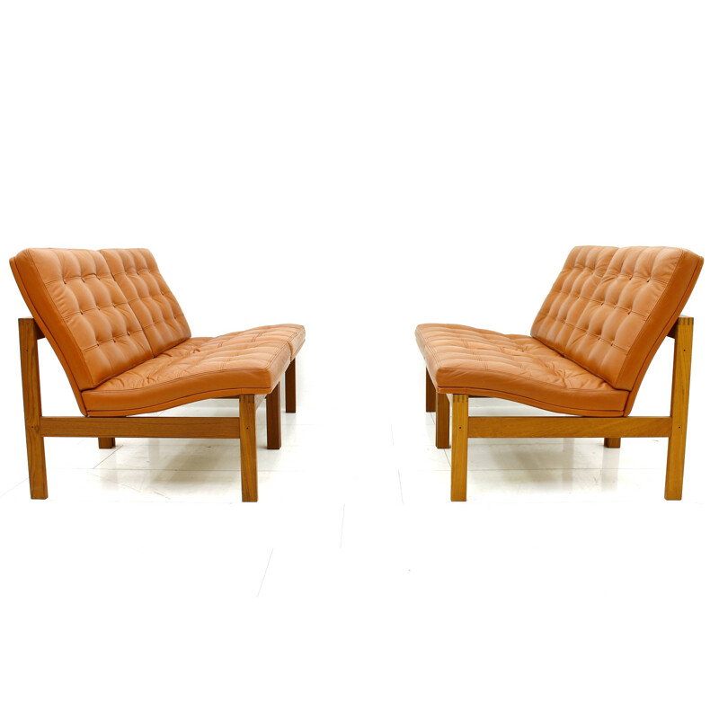 Set of 4 lounge chairs by France and Son - 1960s