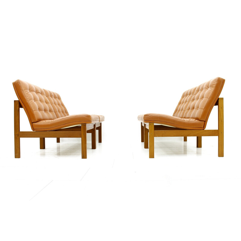 Set of 4 lounge chairs by France and Son - 1960s