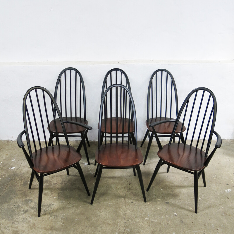 Quaker Back Windsor chairs by Lucian Ercolani for Ercol - 1970s