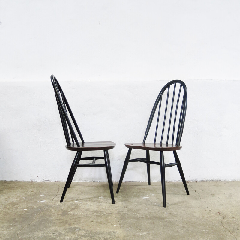 Quaker Back Windsor chairs by Lucian Ercolani for Ercol - 1970s