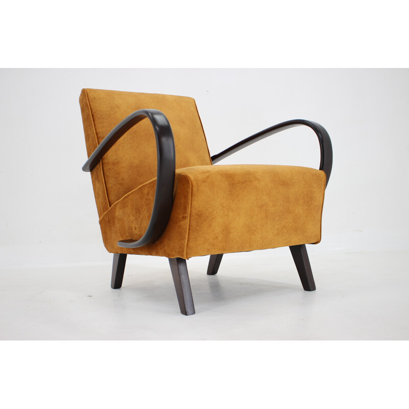 Vintage armchair by Jindrich Halabala, Czechoslovakia 1950