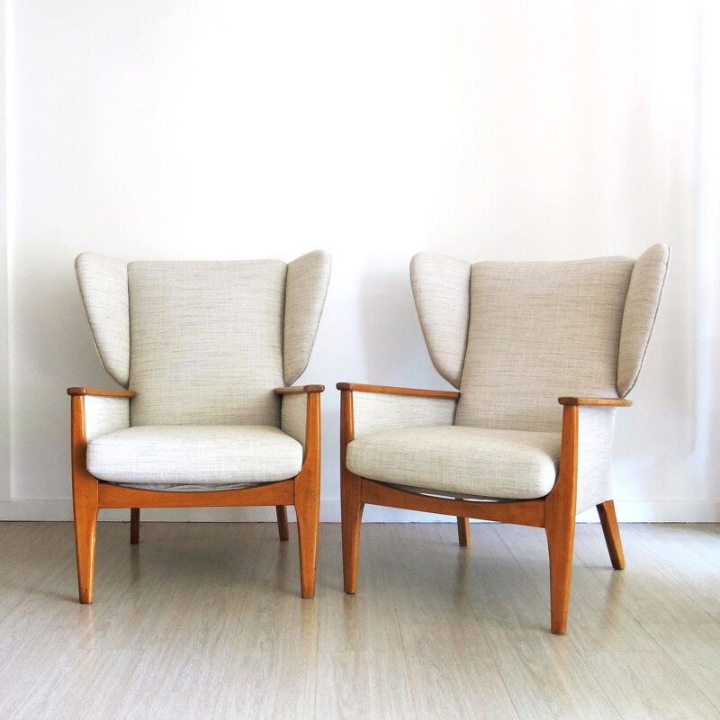 Pair of Wingback chair from Parker Knoll - 1960s