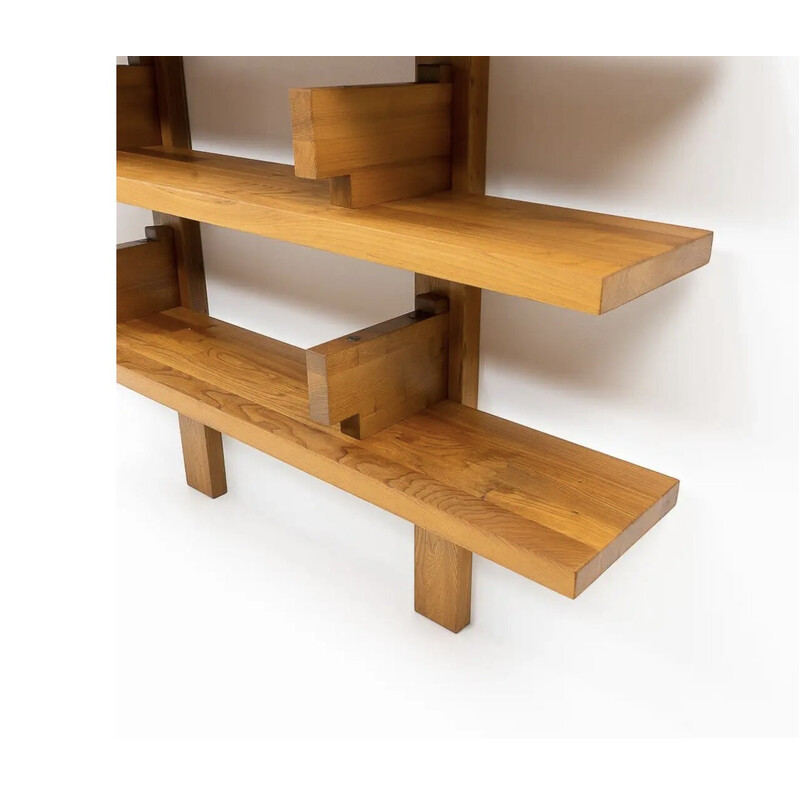 Vintage shelf B17A by Pierre Chapo, 1972