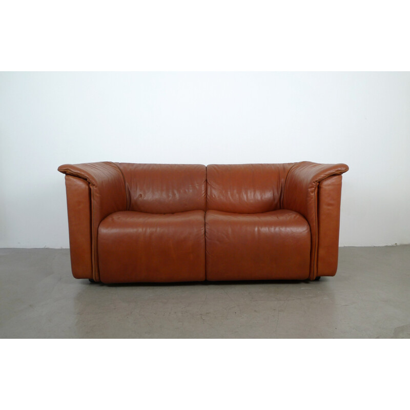 Hochbarett leather sofa by Karl Wittmann for Wittmann - 1970s