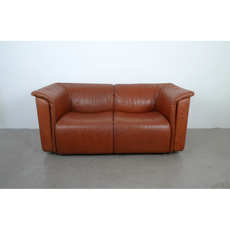 Hochbarett leather sofa by Karl Wittmann for Wittmann - 1970s