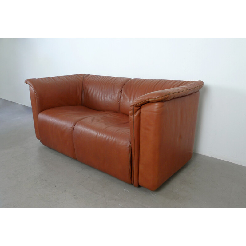 Hochbarett leather sofa by Karl Wittmann for Wittmann - 1970s