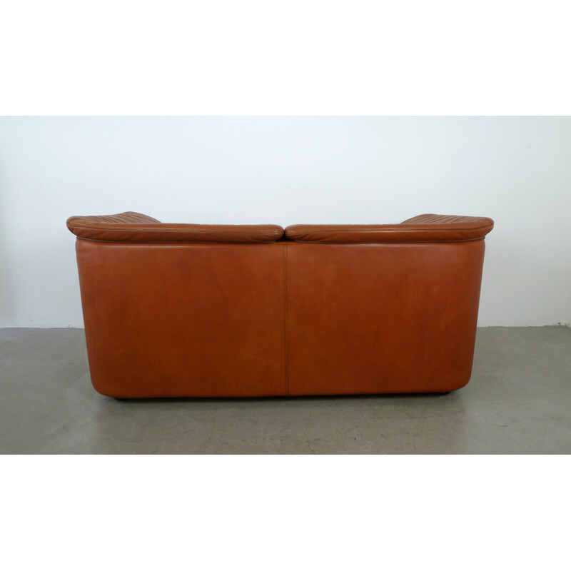 Hochbarett leather sofa by Karl Wittmann for Wittmann - 1970s
