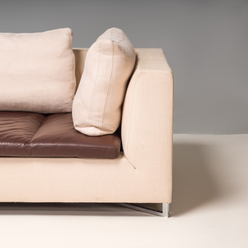 Vintage leather sofa by Didier Gomez for Ligne Roset