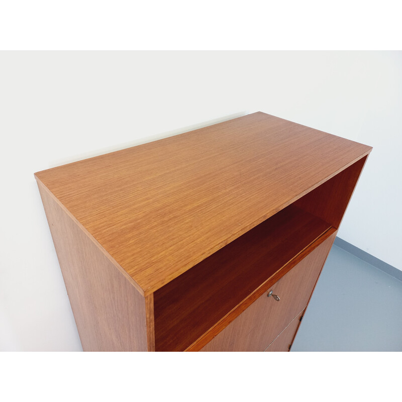 Vintage teak secretary, 1950-1960