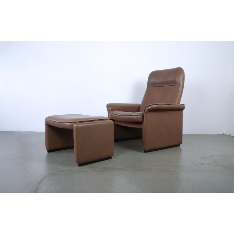 DS 50 Lounge chair and ottoman from De Sede - 1970s