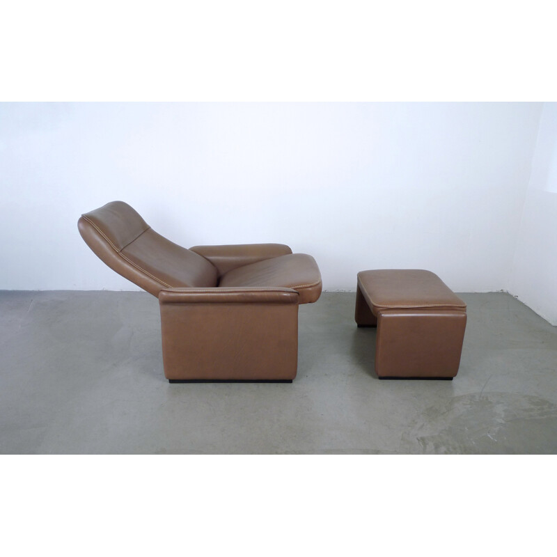 DS 50 Lounge chair and ottoman from De Sede - 1970s