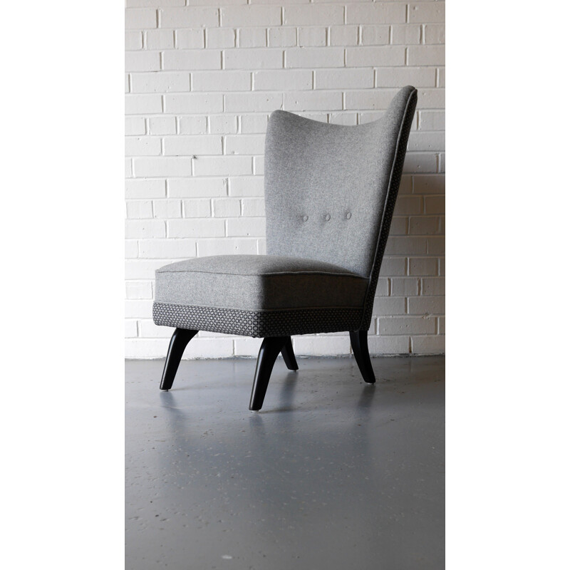 Grey 'Encore' armchair by Howard Keith - 1950s