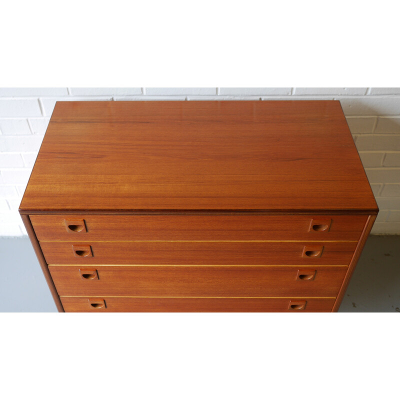 Teak chest of drawers by Alfred Cox - 1960s