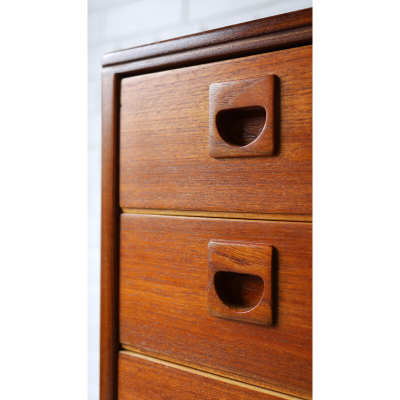 Teak chest of drawers by Alfred Cox - 1960s