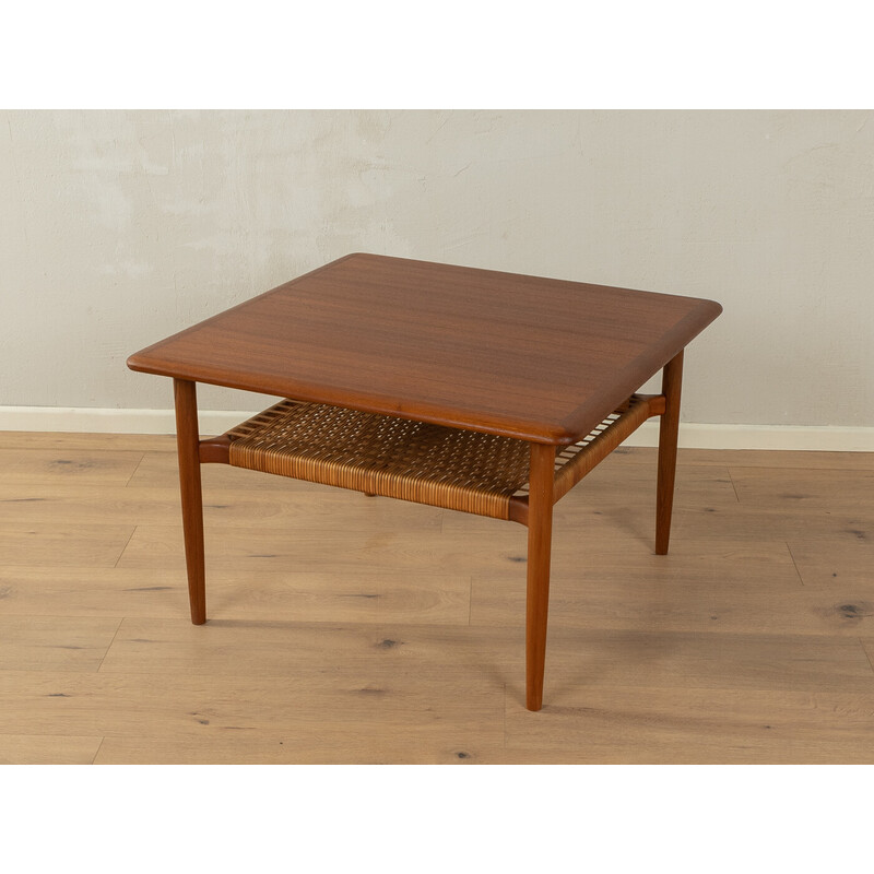 Vintage wooden coffee table by Kurt Østervig for Jason Møbler, Denmark 1960