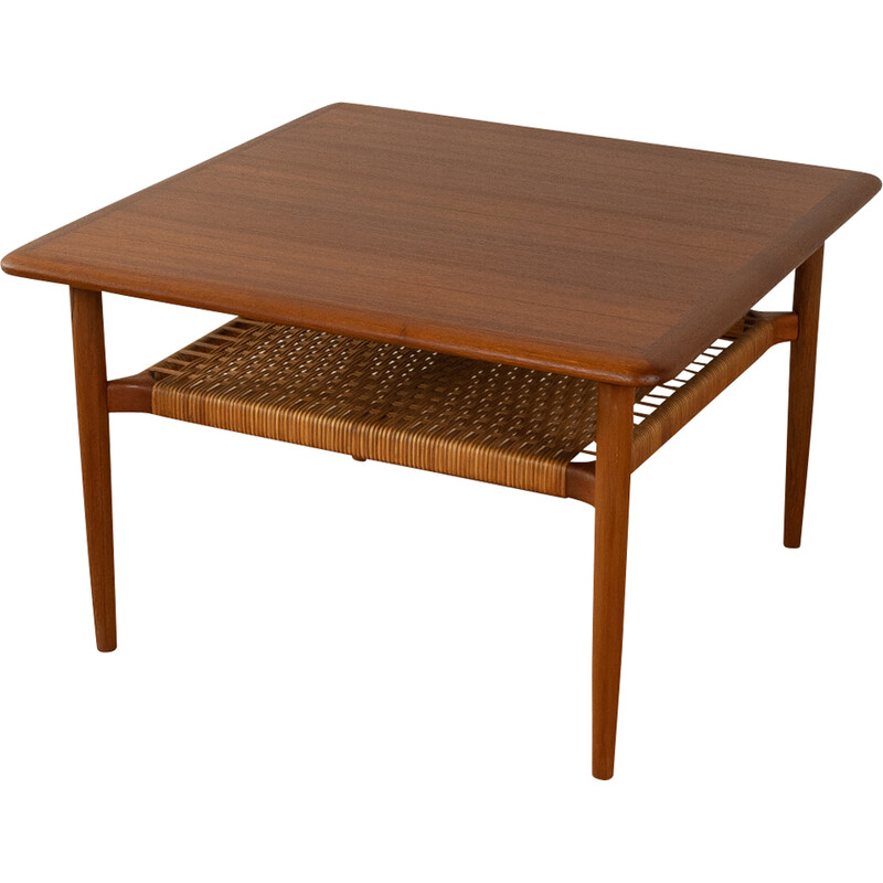 Vintage wooden coffee table by Kurt Østervig for Jason Møbler, Denmark 1960