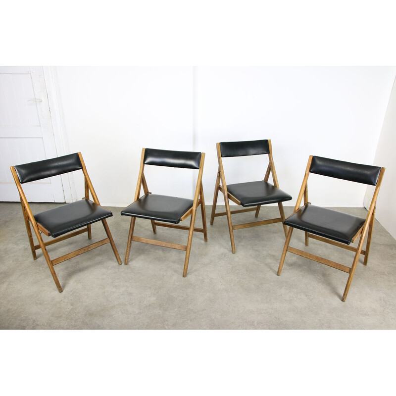 Pair of vintage Eden dining chairs from Gio Ponti, 1950s