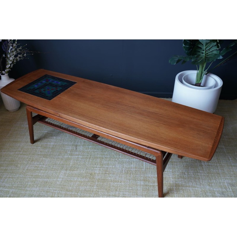 Vintage coffee table by Arne Hovmand-Olsen for Mogens Kold, Denmark 1960