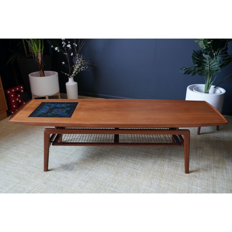 Table basse vintage par Arne Hovmand-Olsen pour Mogens Kold, Danemark 1960