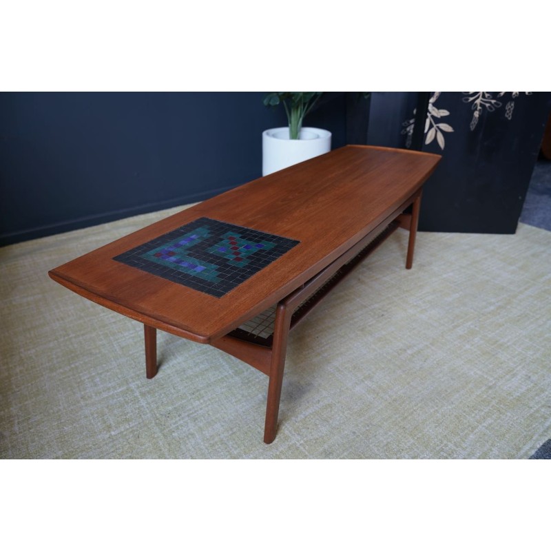 Table basse vintage par Arne Hovmand-Olsen pour Mogens Kold, Danemark 1960