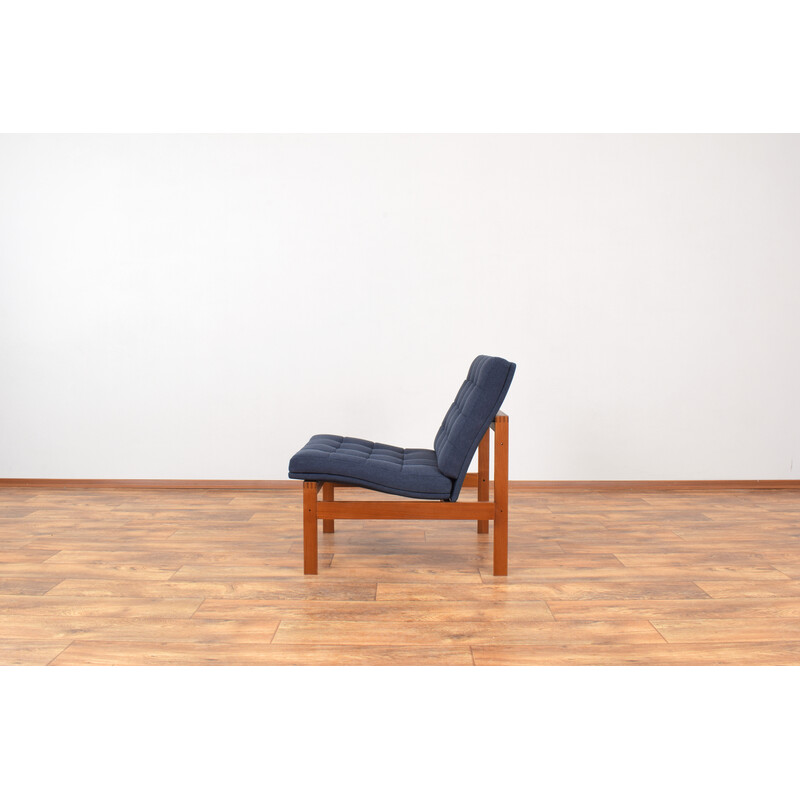 Vintage Modulin lounge chair in teak by Ole Gjerløv-Knudsen and Torben Lind for France and Søn, Denmark 1960