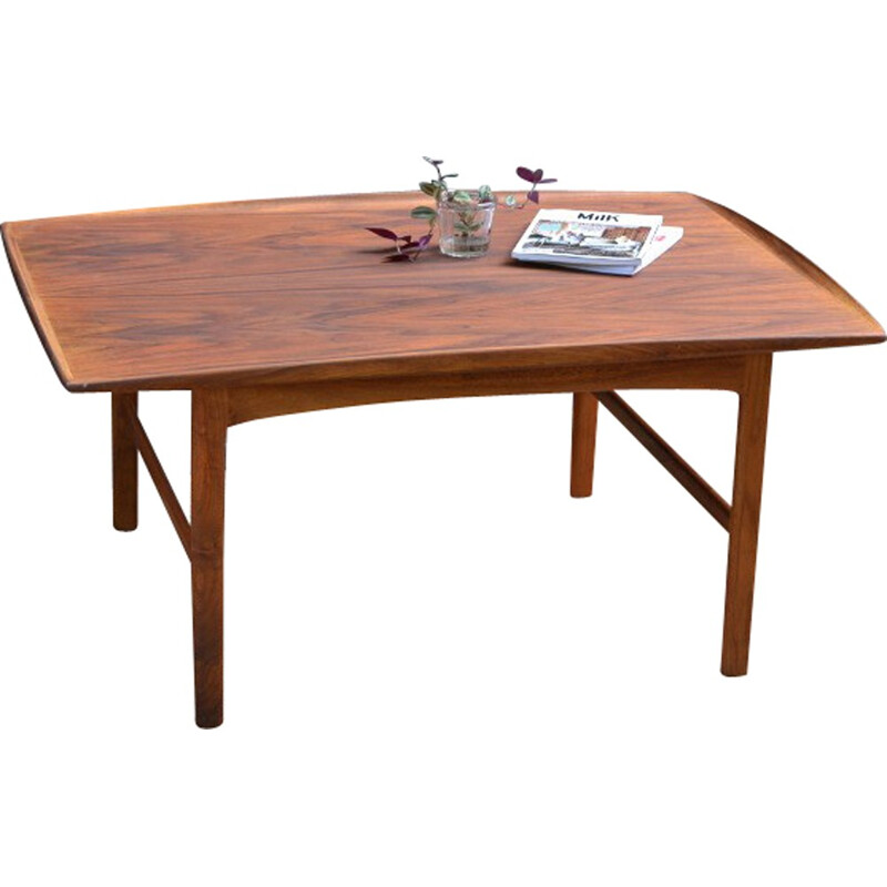 Large teak coffee table by Folke Ohlsson for Bra Bohag Modell Frisco - 1960s