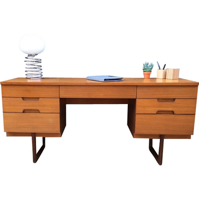 Uniflex teak console table - 1960s