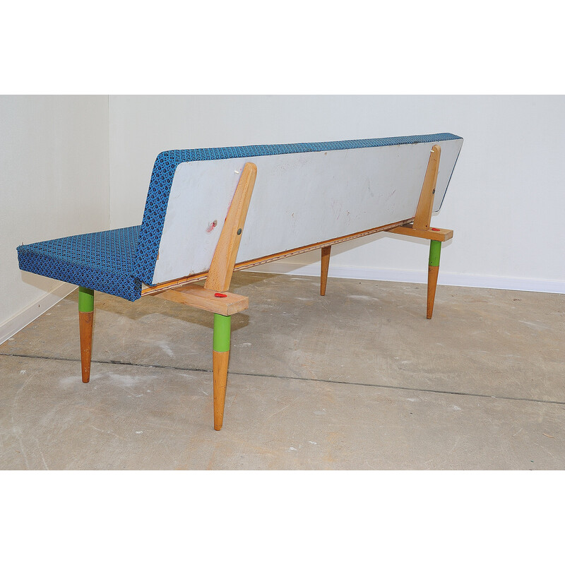 Vintage folding sofabed by Miroslav Navrátil, Czechoslovakia 1960