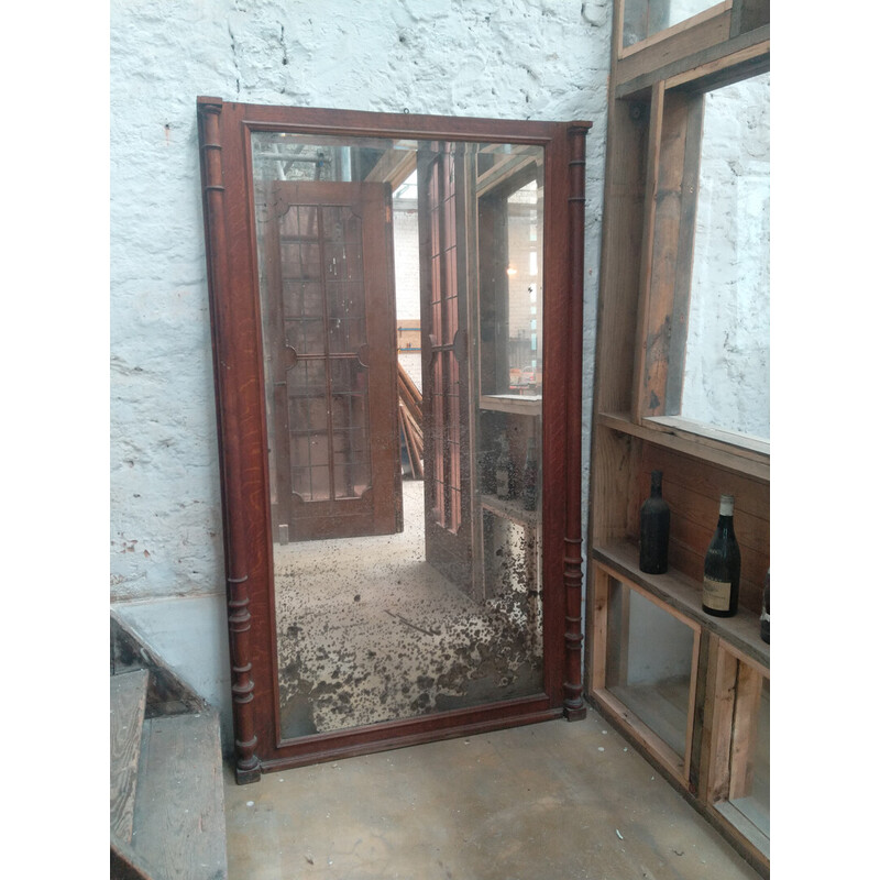 Vintage-Spiegel mit Holzrahmen
