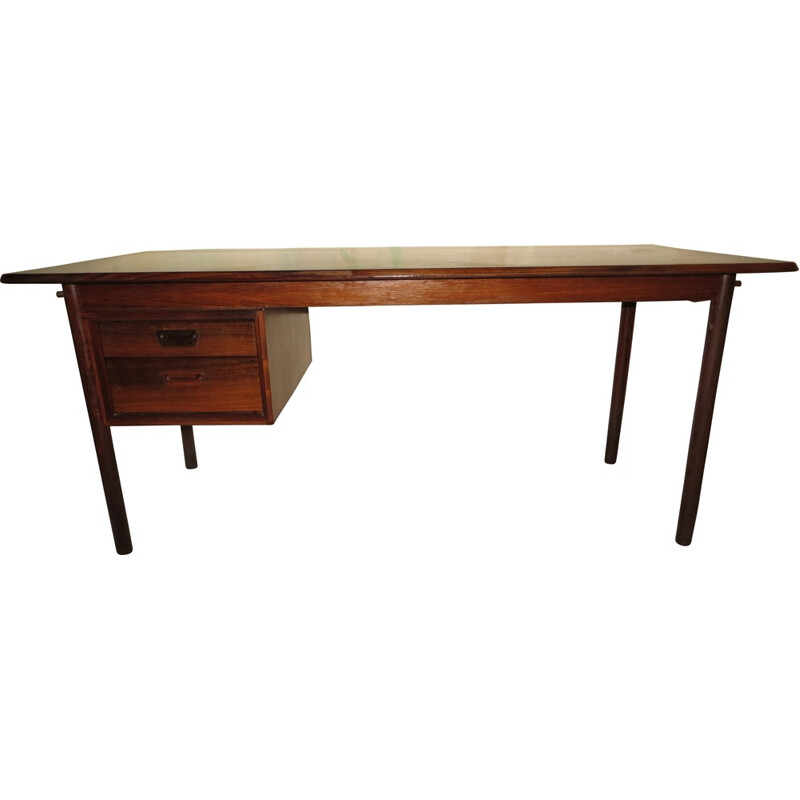 Large Danish Rio rosewood desk - 1960s