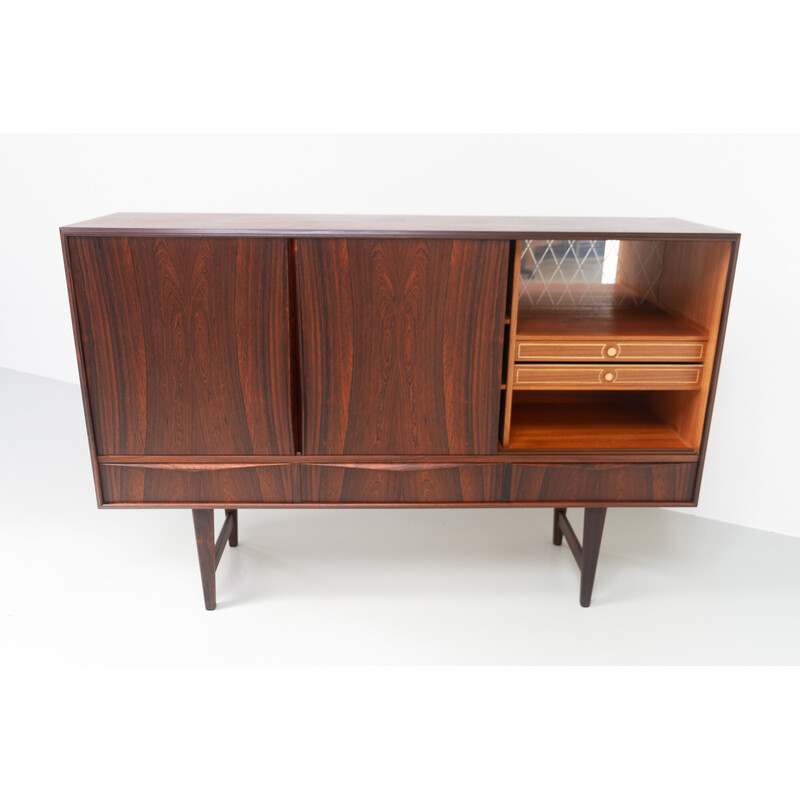 Vintage rosewood sideboard by E.W. Bach for Sejling Skabe, Denmark 1960