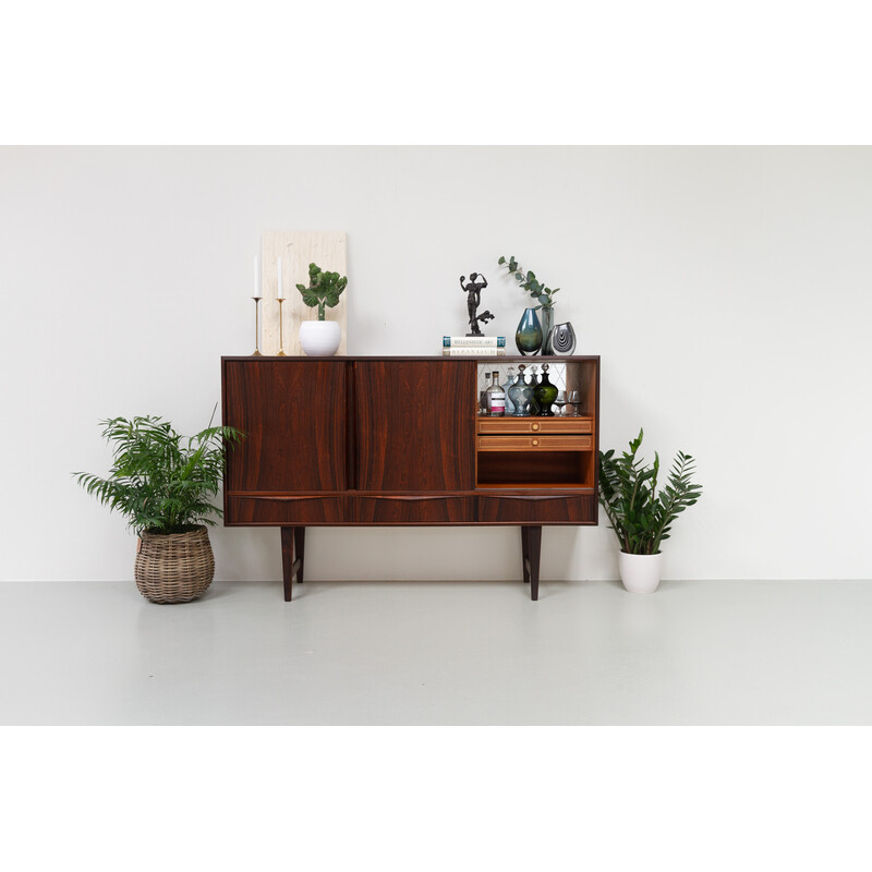 Vintage rosewood sideboard by E.W. Bach for Sejling Skabe, Denmark 1960