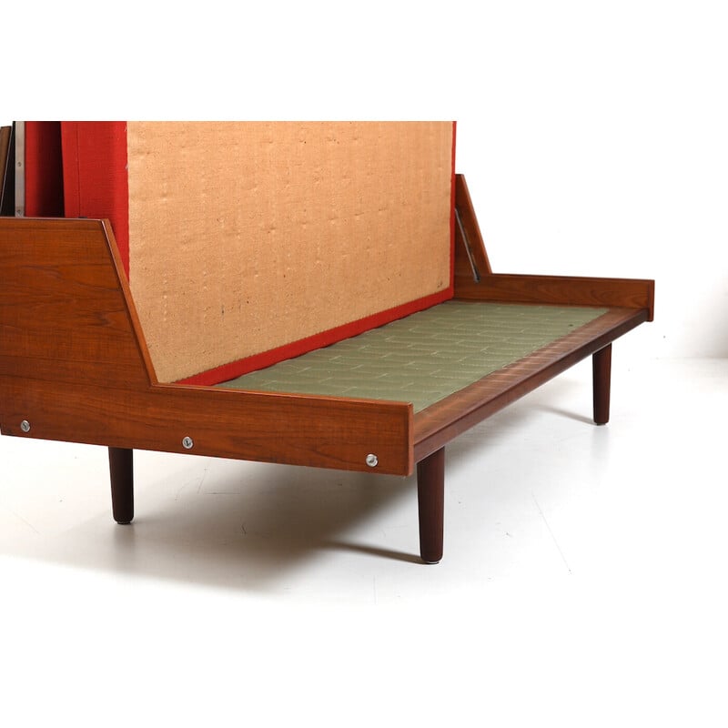 Vintage Ge-258 teak daybed by Hans J.Wegner for Getama, 1954