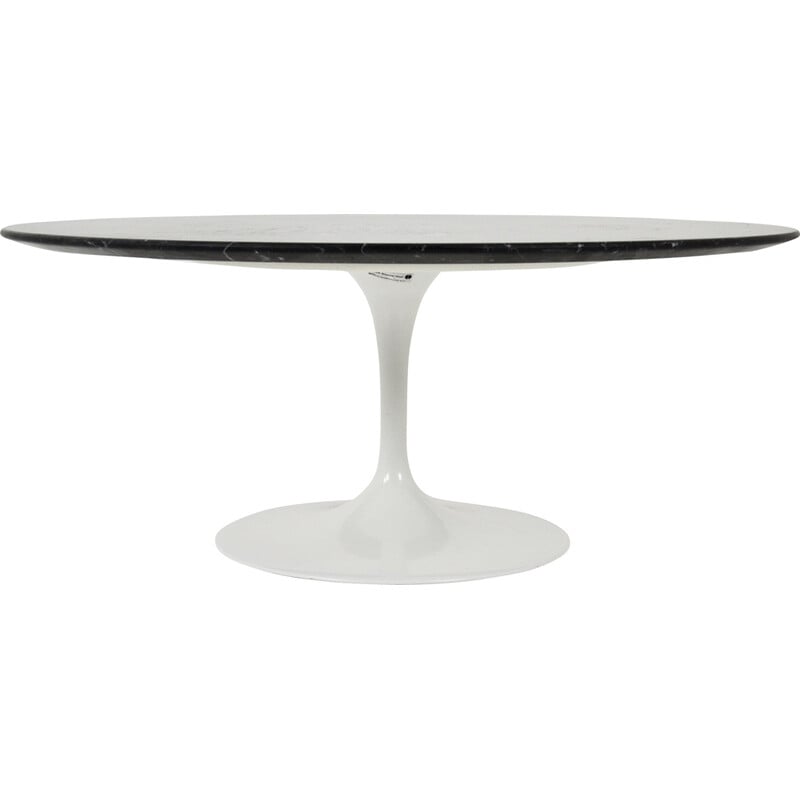 Table basse vintage en - marbre aluminium