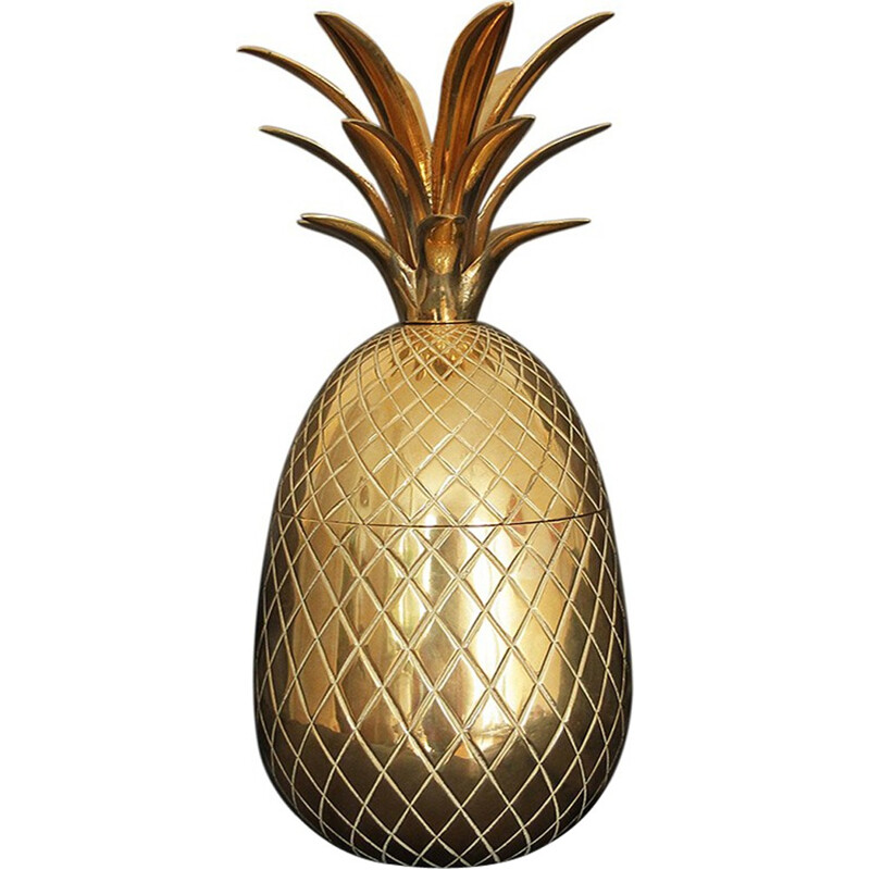 Pineapple shaped ice bucket - 1970s