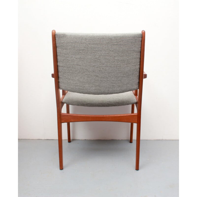 Fauteuil vintage en teck par Johannes Andersen pour Uldum Möbelfabrik, Danemark 1960