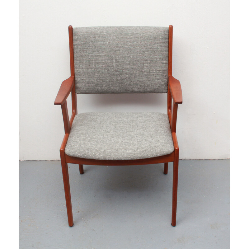 Fauteuil vintage en teck par Johannes Andersen pour Uldum Möbelfabrik, Danemark 1960