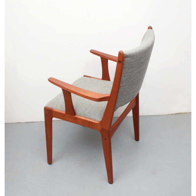 Fauteuil vintage en teck par Johannes Andersen pour Uldum Möbelfabrik, Danemark 1960