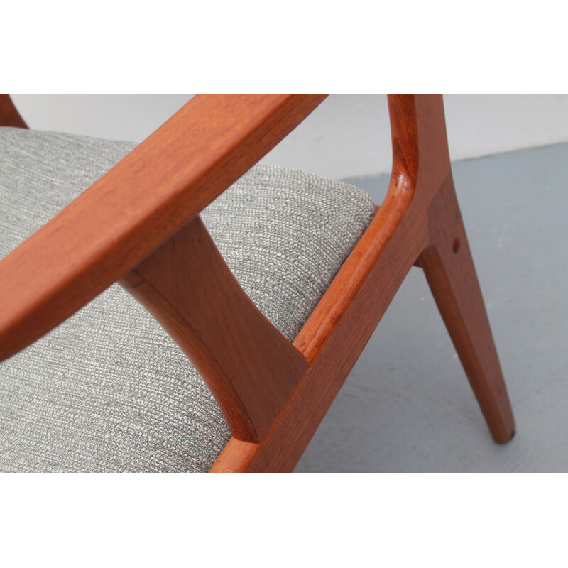 Vintage teak armchair by Johannes Andersen for Uldum Möbelfabrik, Denmark 1960