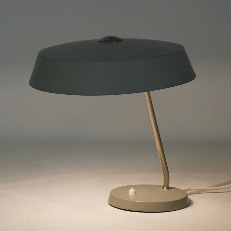 Philips grey metal table lamp - 1960s