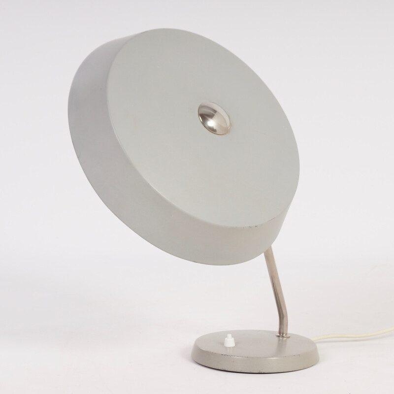 Philips grey metal table lamp - 1960s