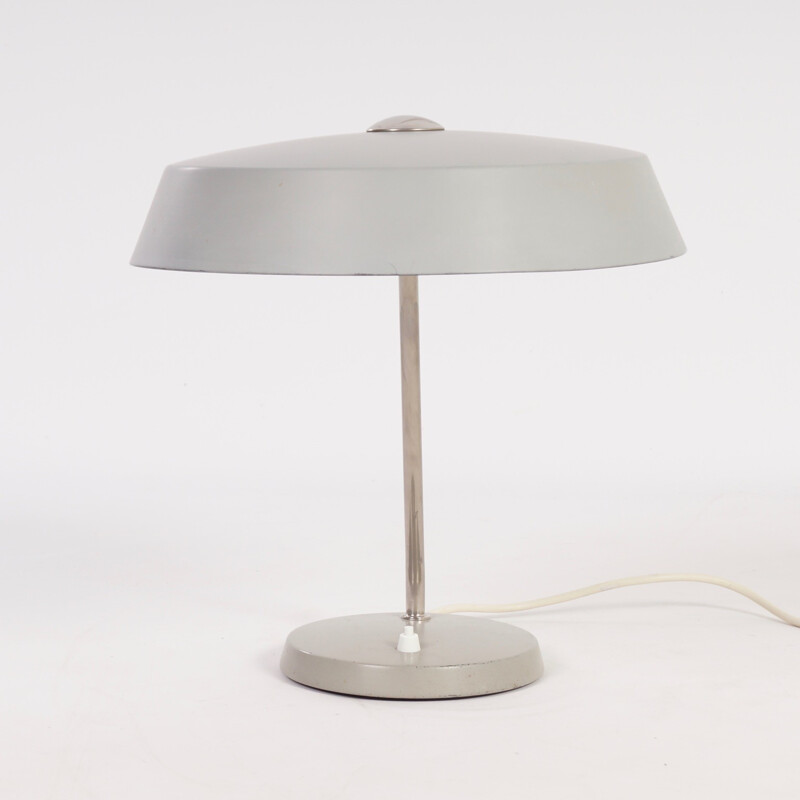 Philips grey metal table lamp - 1960s