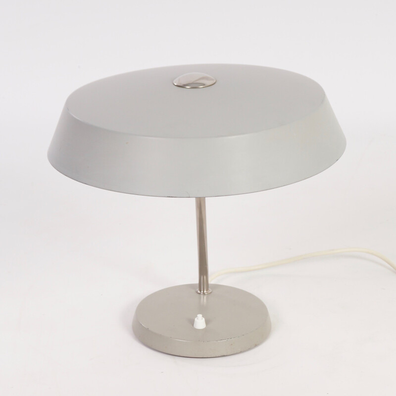 Philips grey metal table lamp - 1960s