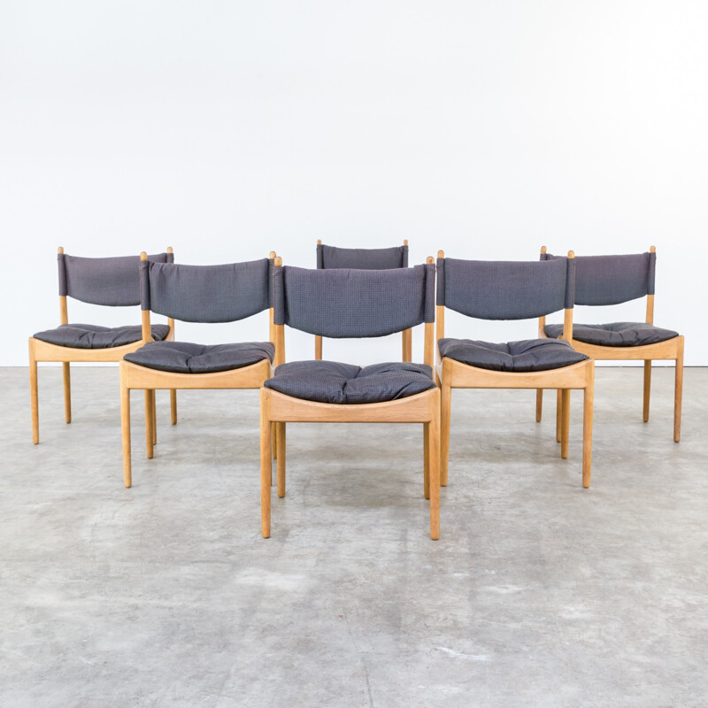 Ensemble de 6 chaises de salle à manger de Kristian Solmer Vedel pour Søren Willadsen - 1960