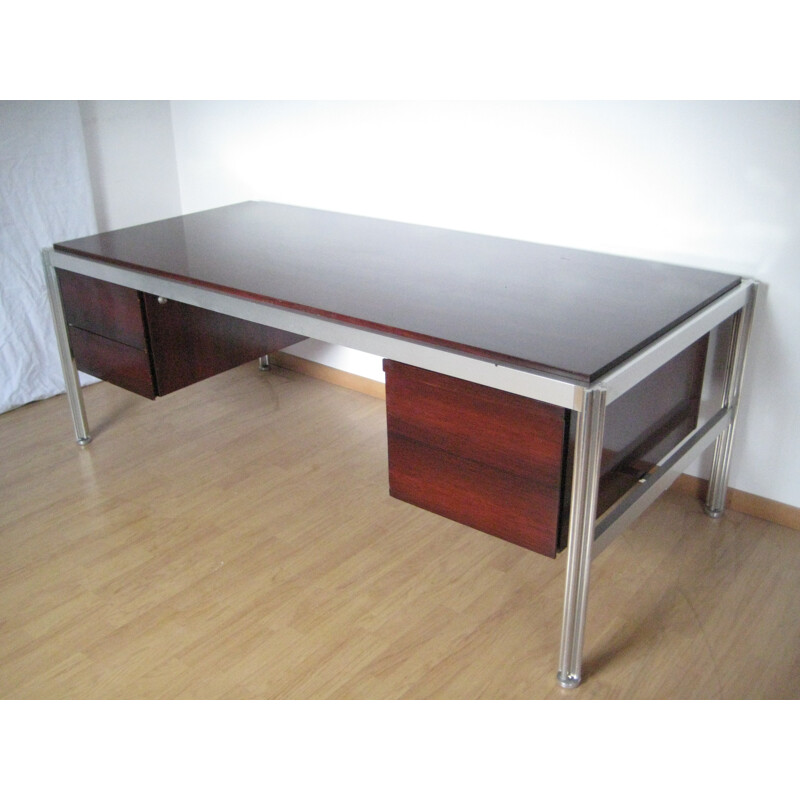 Executive desk by Georges Ciancimino, Mobilier International edition - 1970s 