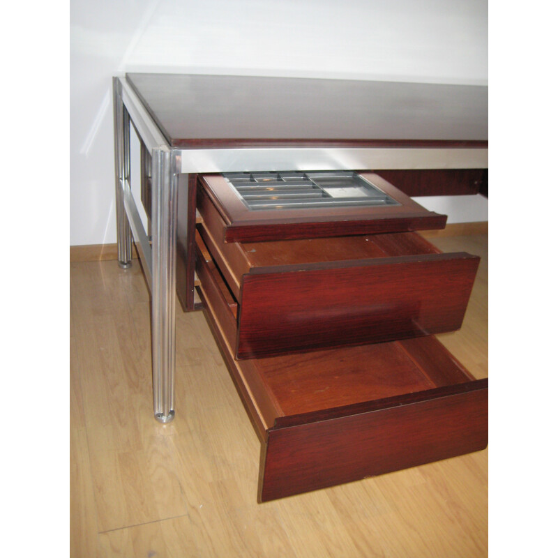 Executive desk by Georges Ciancimino, Mobilier International edition - 1970s 