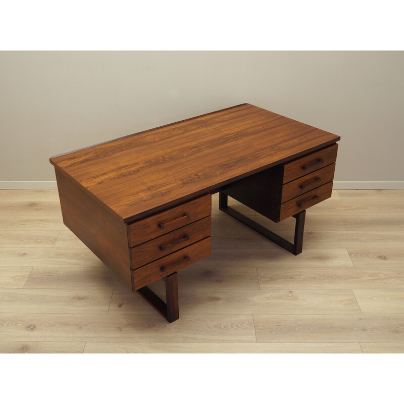 Vintage rosewood desk by Torben Valeur and Henning Jensen, Denmark 1960