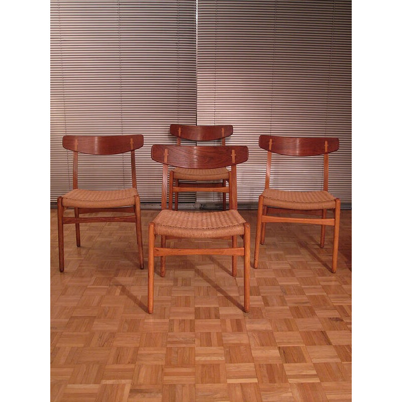 Set of 4 Hans Wegner CH-23 chairs - 1950s
