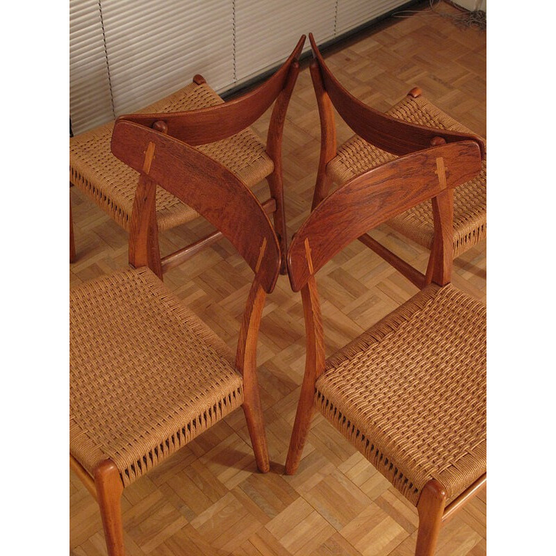 Set of 4 Hans Wegner CH-23 chairs - 1950s