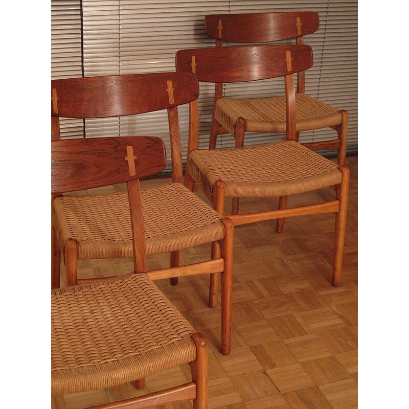 Set of 4 Hans Wegner CH-23 chairs - 1950s